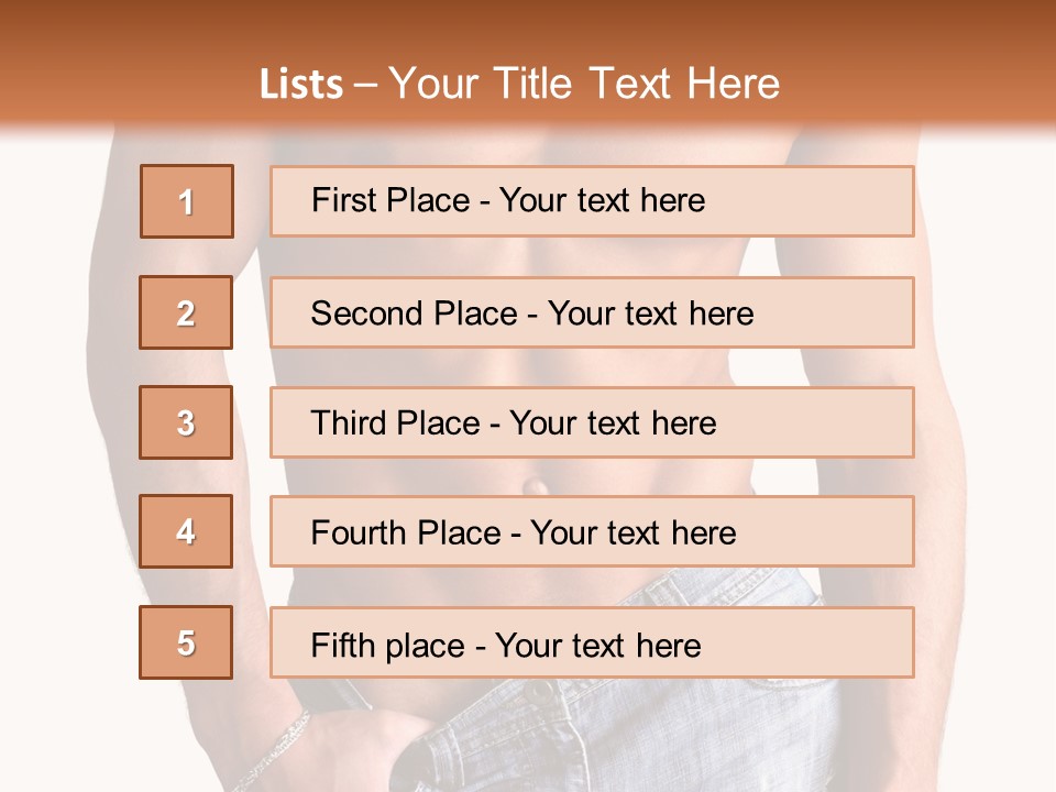 Incognito Isolated Pecs PowerPoint Template