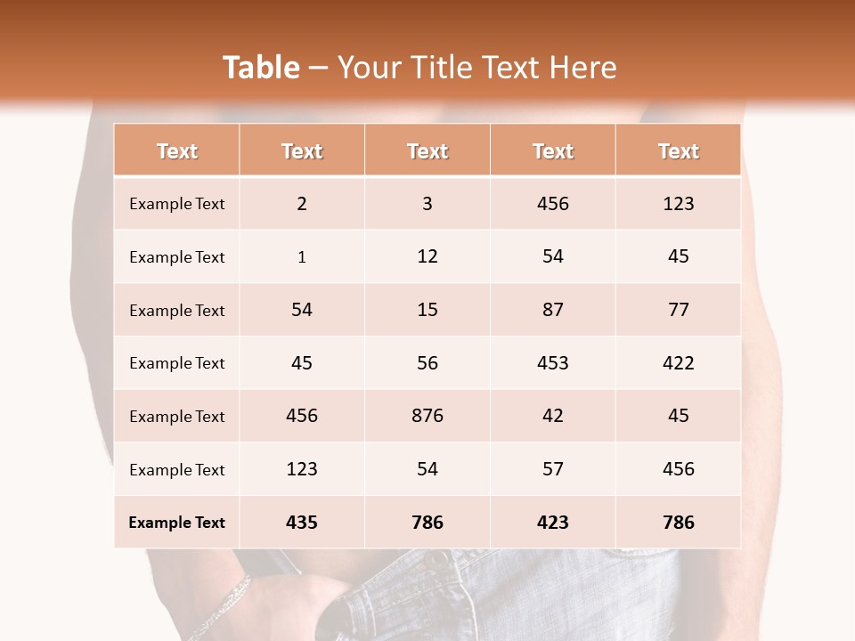 Incognito Isolated Pecs PowerPoint Template