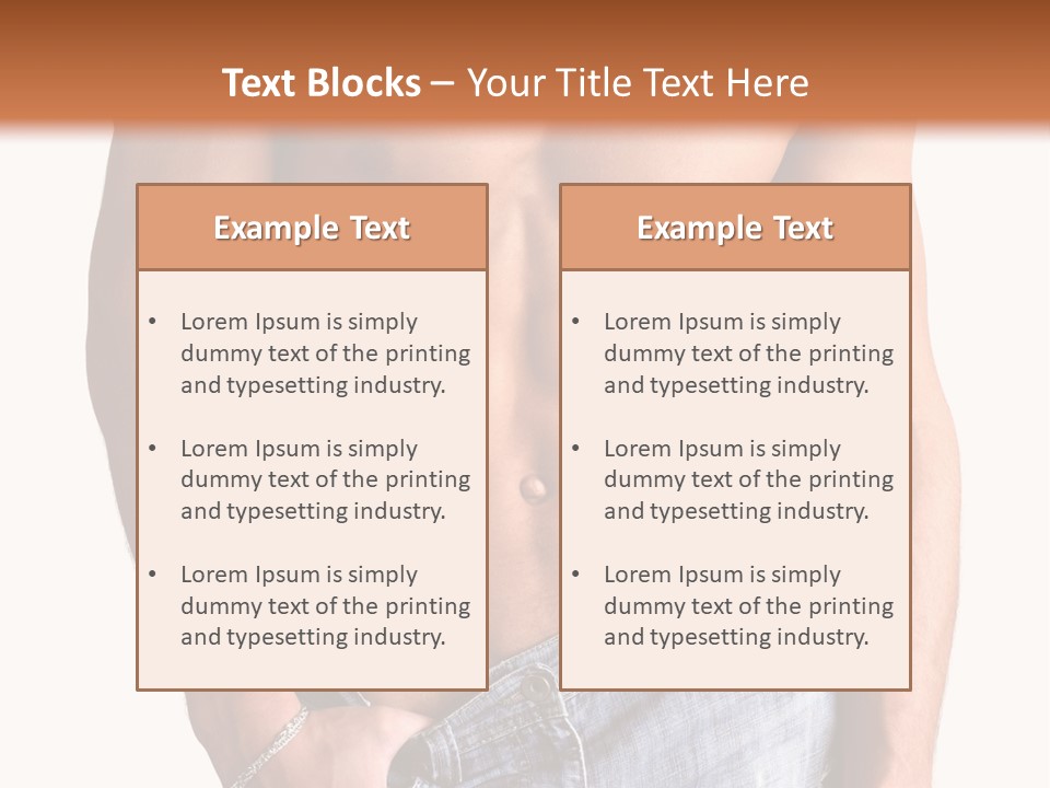Incognito Isolated Pecs PowerPoint Template