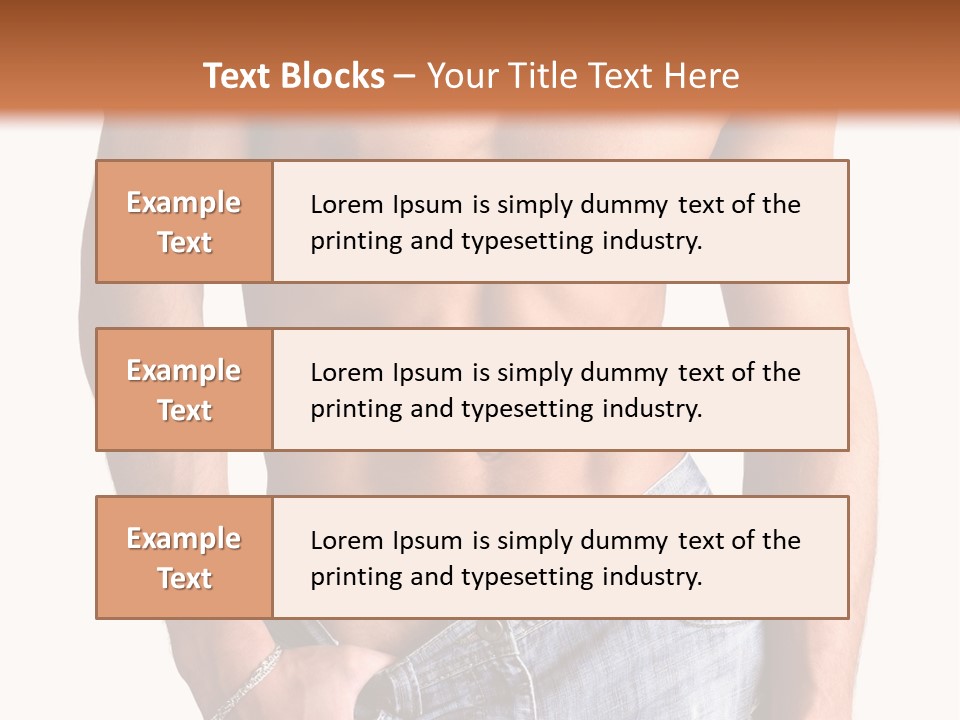 Incognito Isolated Pecs PowerPoint Template