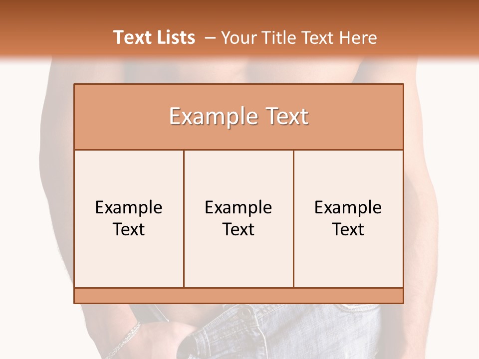 Incognito Isolated Pecs PowerPoint Template