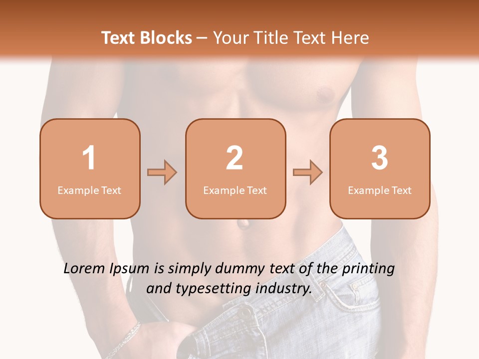 Incognito Isolated Pecs PowerPoint Template