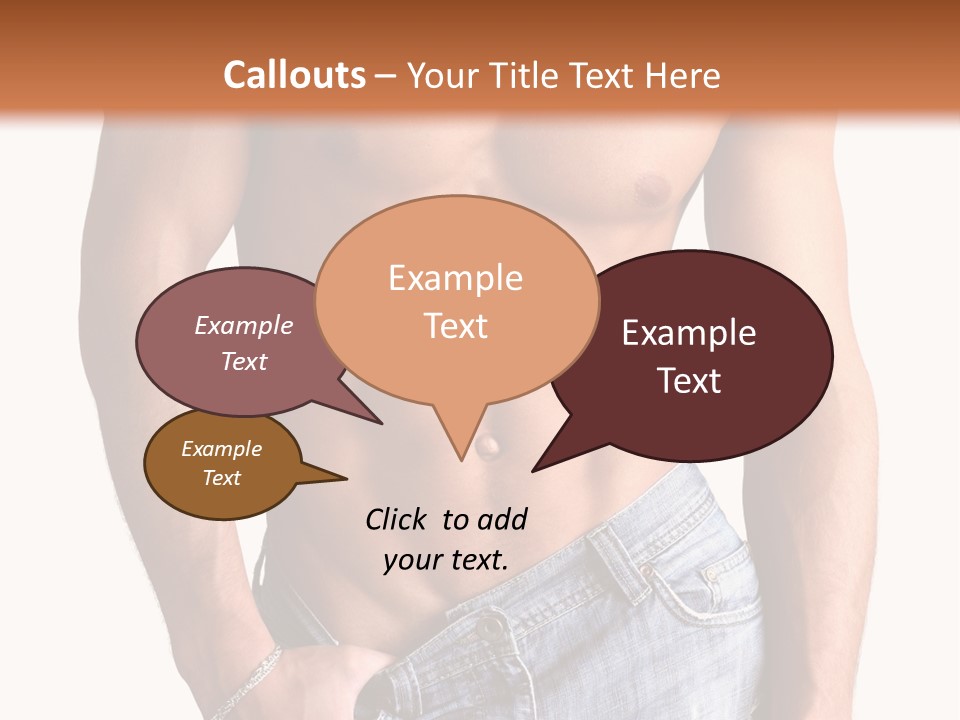 Incognito Isolated Pecs PowerPoint Template