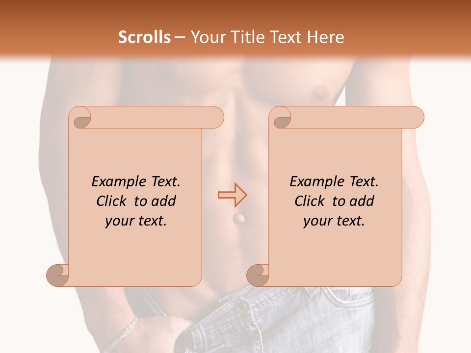 Incognito Isolated Pecs PowerPoint Template