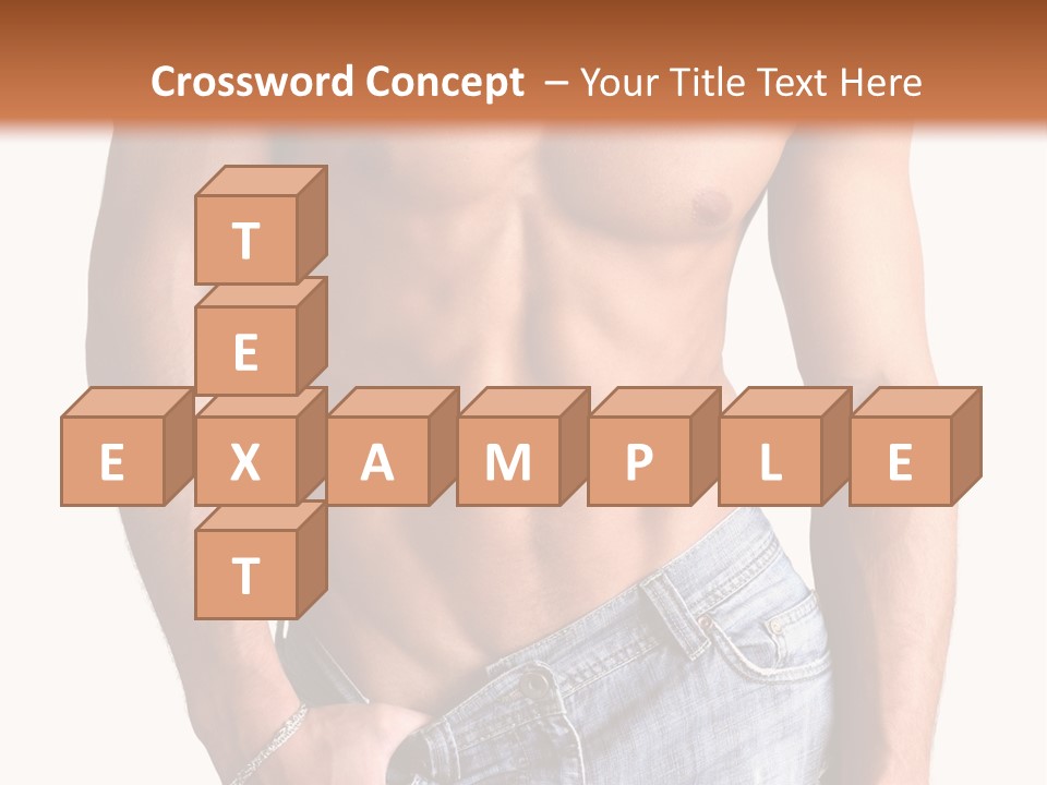 Incognito Isolated Pecs PowerPoint Template