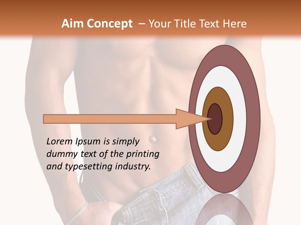 Incognito Isolated Pecs PowerPoint Template