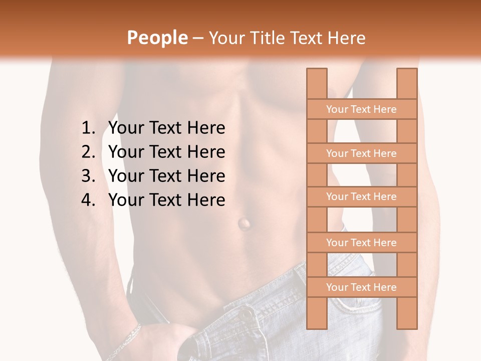 Incognito Isolated Pecs PowerPoint Template