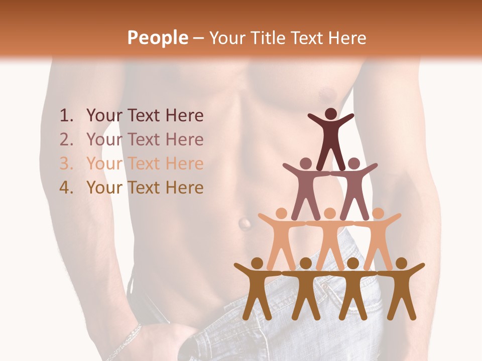 Incognito Isolated Pecs PowerPoint Template
