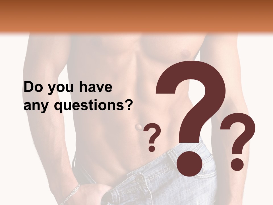 Incognito Isolated Pecs PowerPoint Template