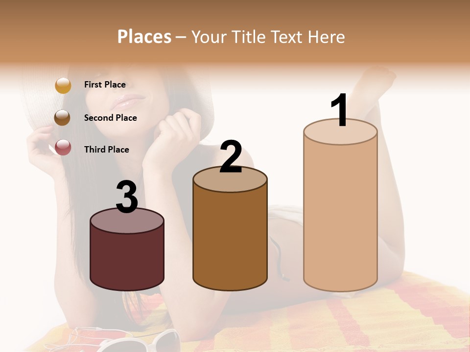 Bikini Girl Summer PowerPoint Template