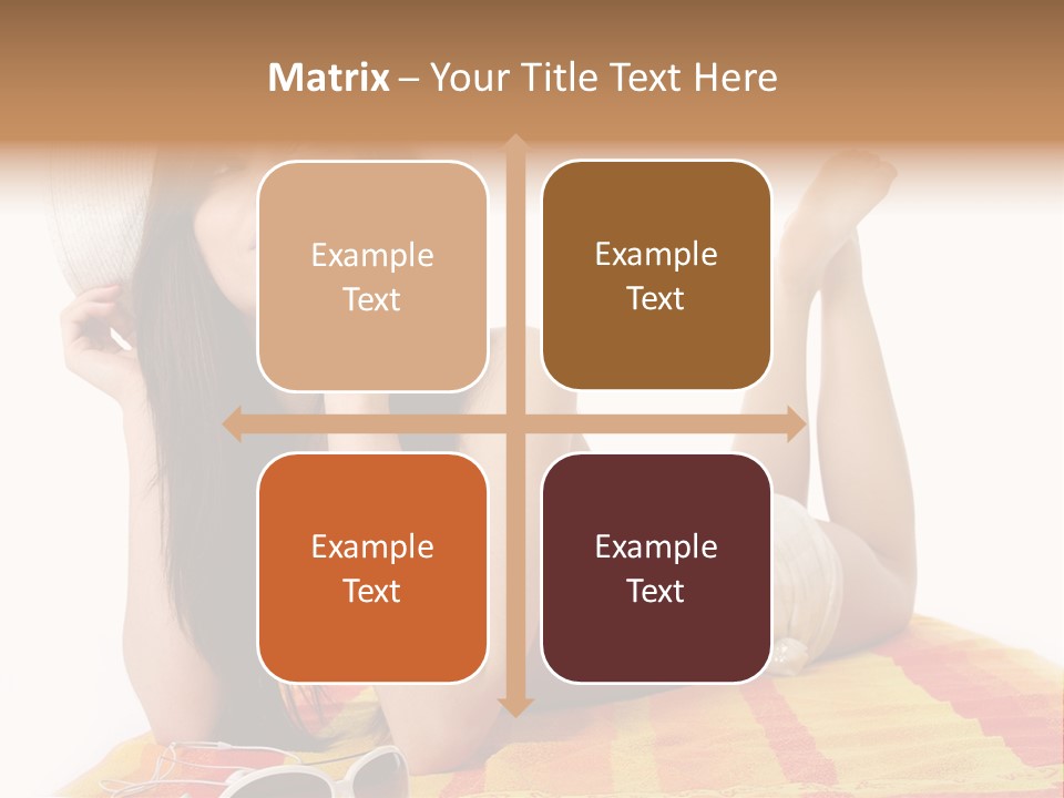 Bikini Girl Summer PowerPoint Template