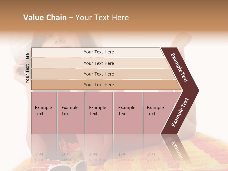 Bikini Girl Summer PowerPoint Template