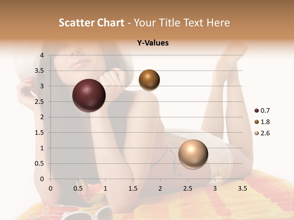 Bikini Girl Summer PowerPoint Template