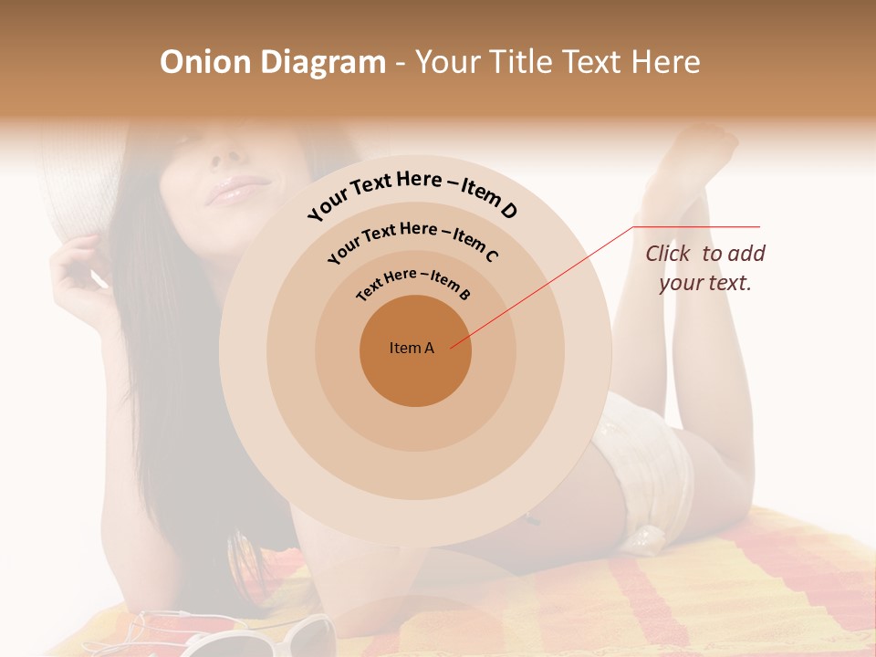 Bikini Girl Summer PowerPoint Template