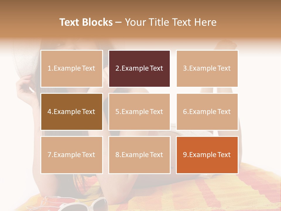 Bikini Girl Summer PowerPoint Template