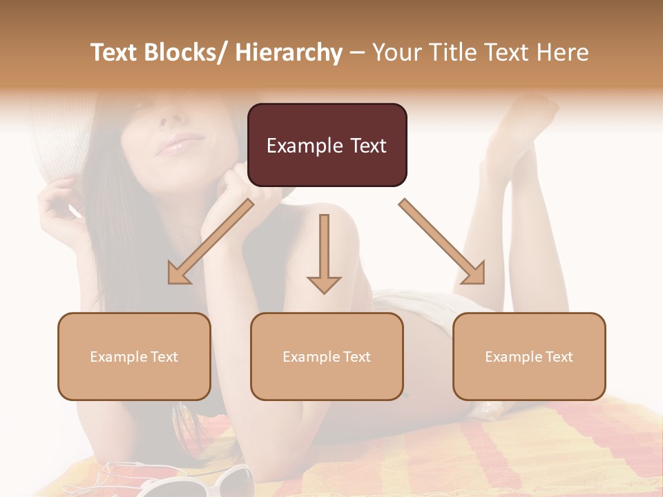 Bikini Girl Summer PowerPoint Template