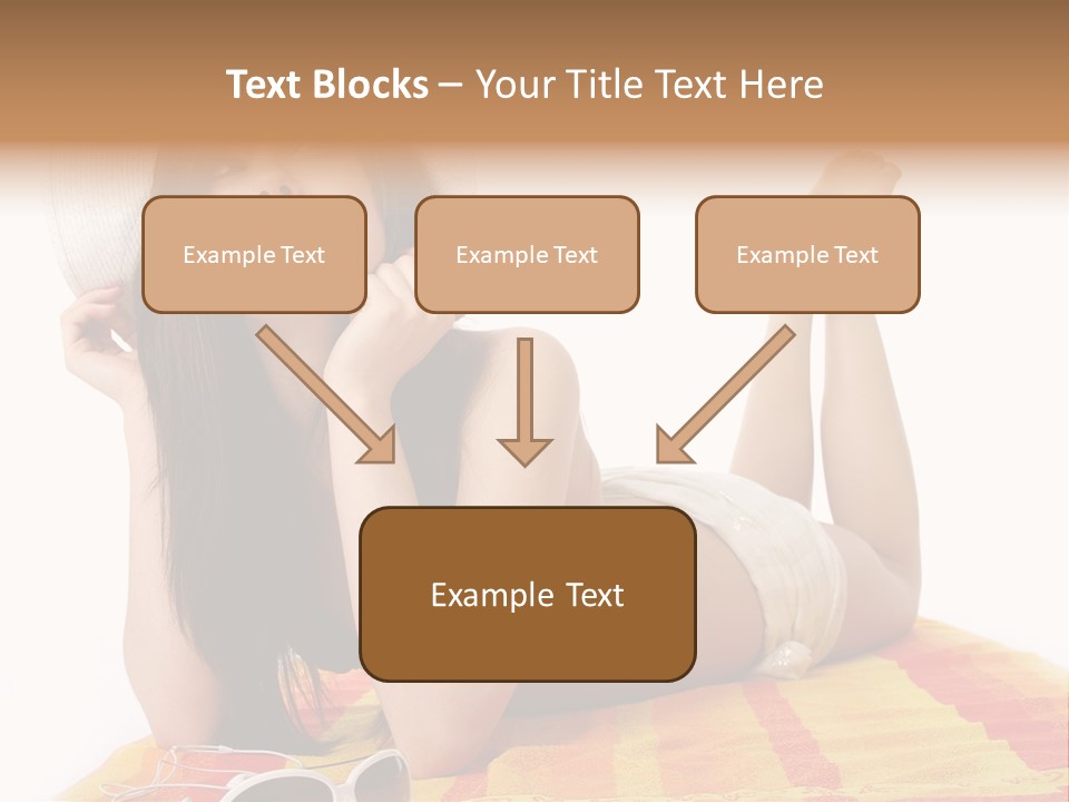 Bikini Girl Summer PowerPoint Template