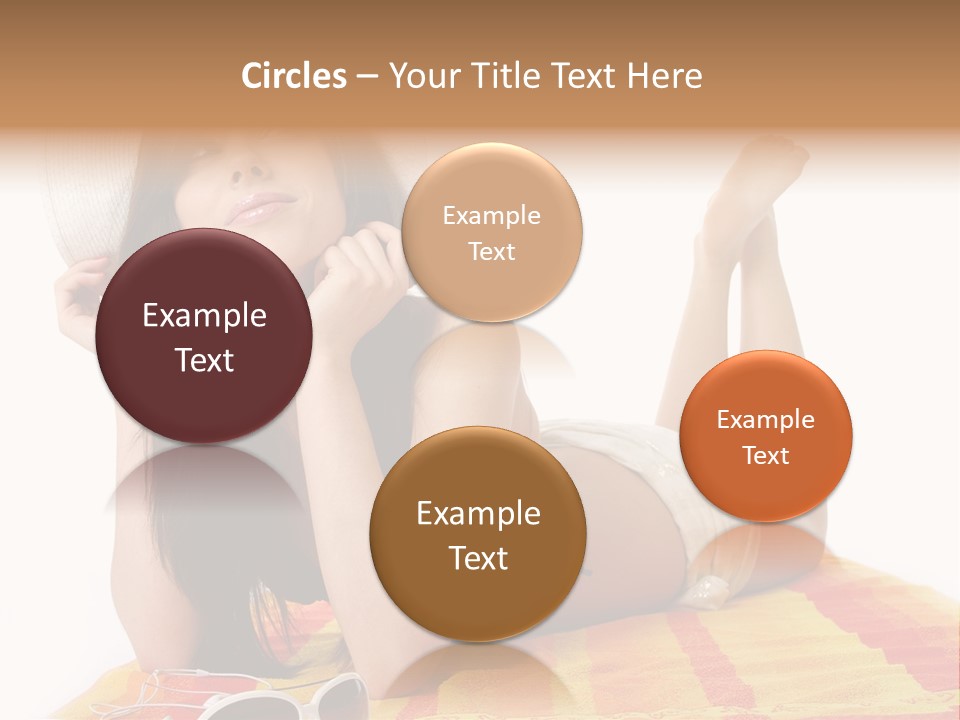 Bikini Girl Summer PowerPoint Template