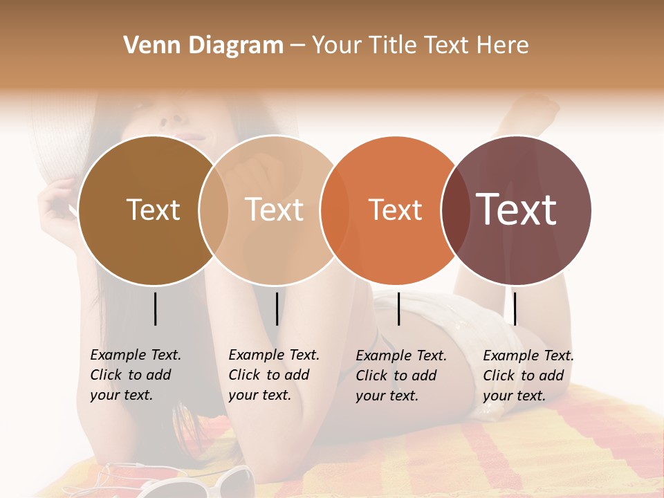 Bikini Girl Summer PowerPoint Template