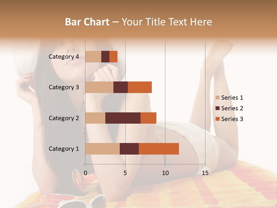 Bikini Girl Summer PowerPoint Template