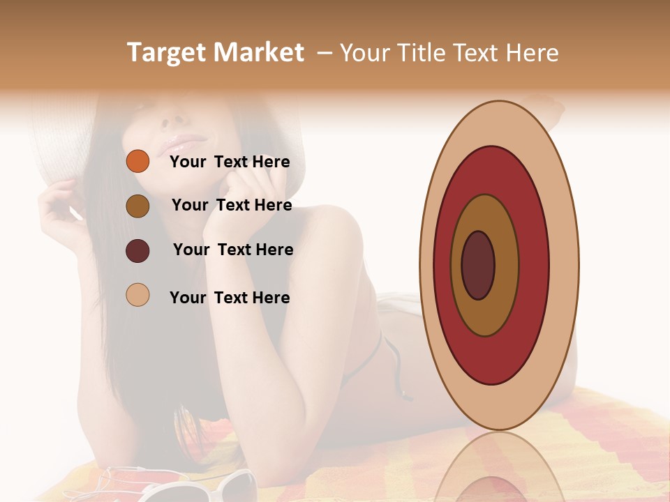 Bikini Girl Summer PowerPoint Template