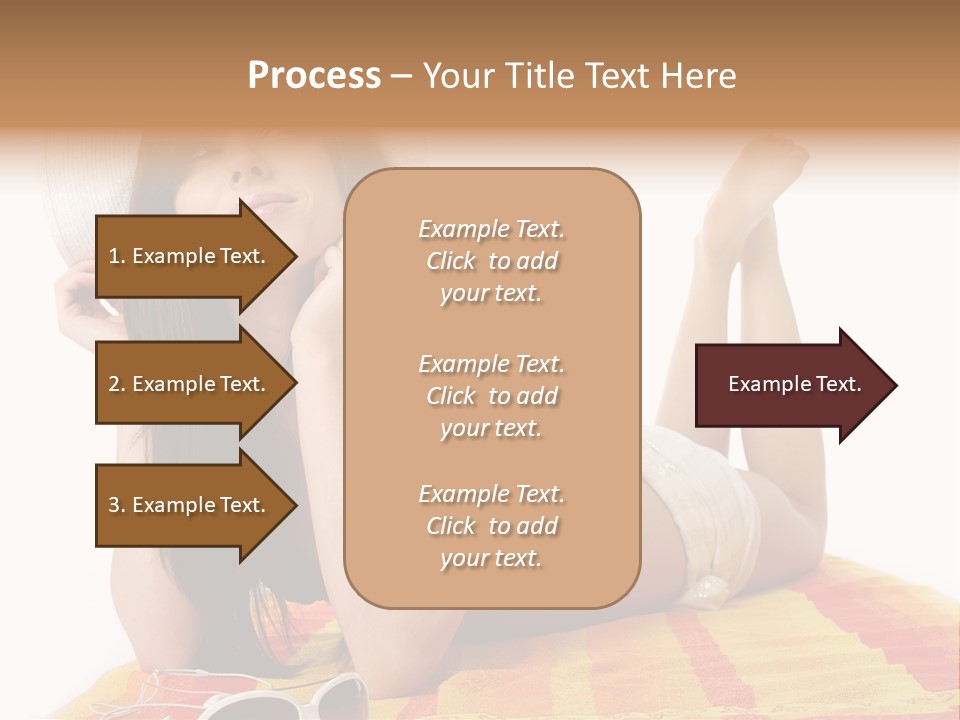 Bikini Girl Summer PowerPoint Template