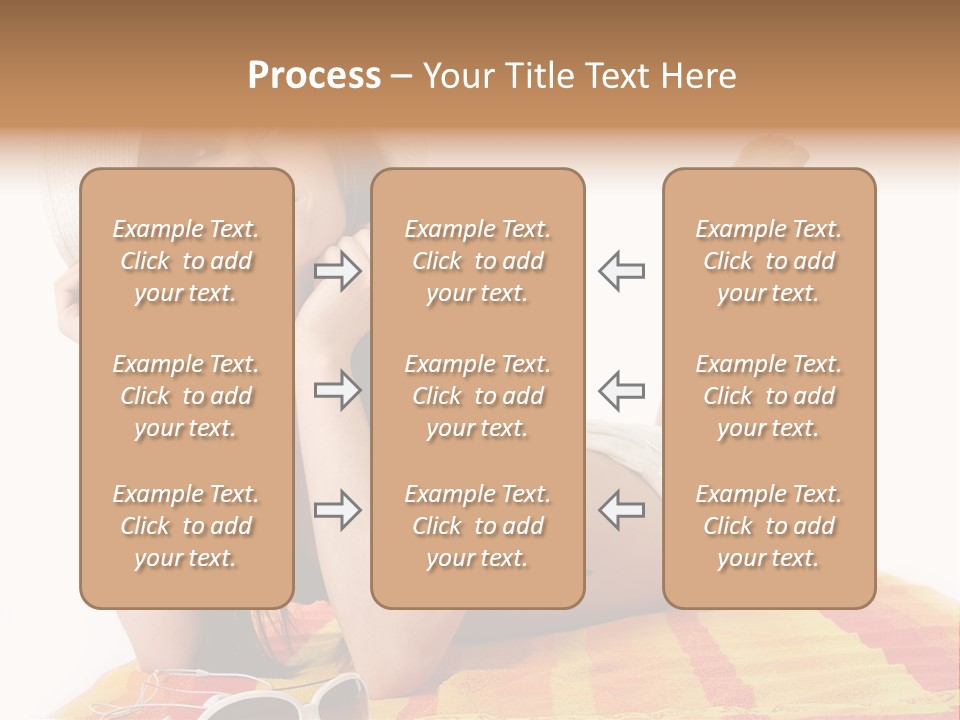 Bikini Girl Summer PowerPoint Template