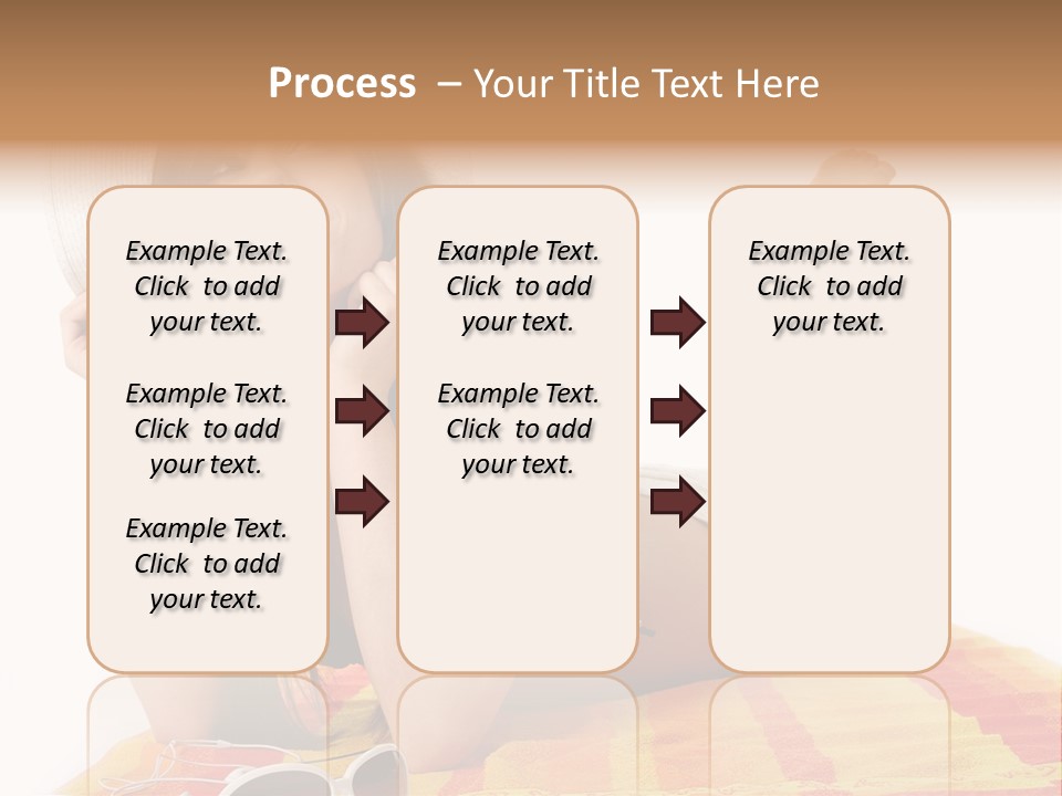 Bikini Girl Summer PowerPoint Template