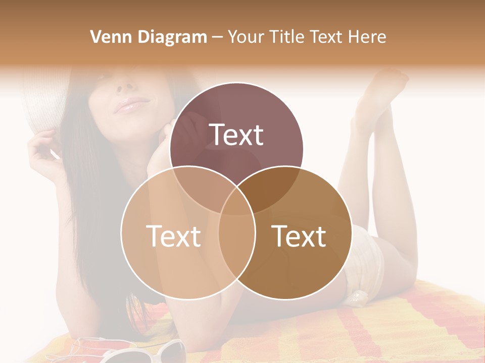 Bikini Girl Summer PowerPoint Template