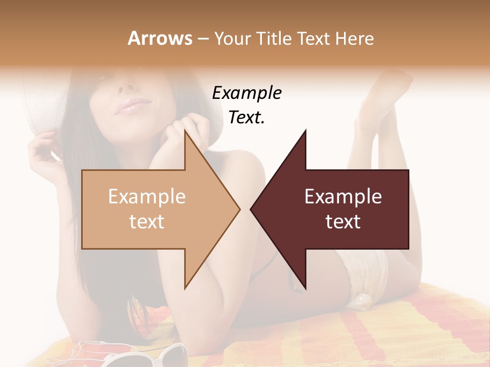 Bikini Girl Summer PowerPoint Template