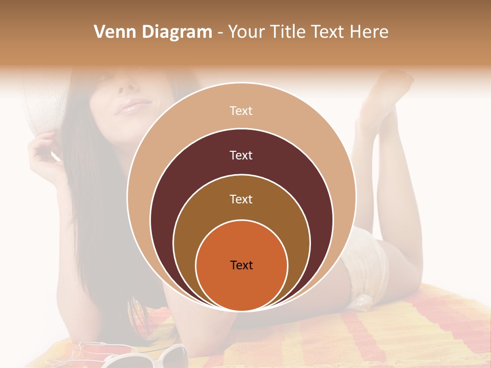 Bikini Girl Summer PowerPoint Template