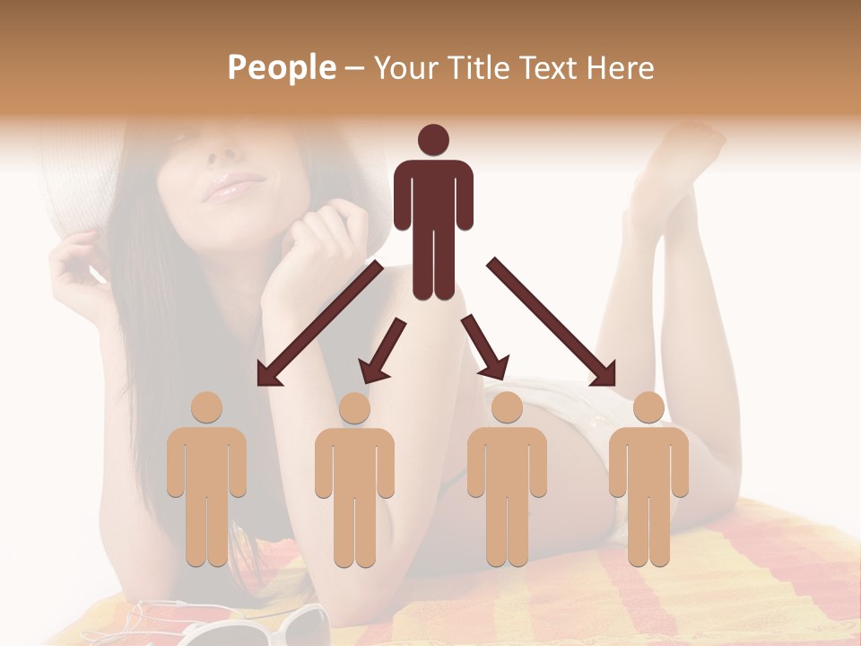 Bikini Girl Summer PowerPoint Template