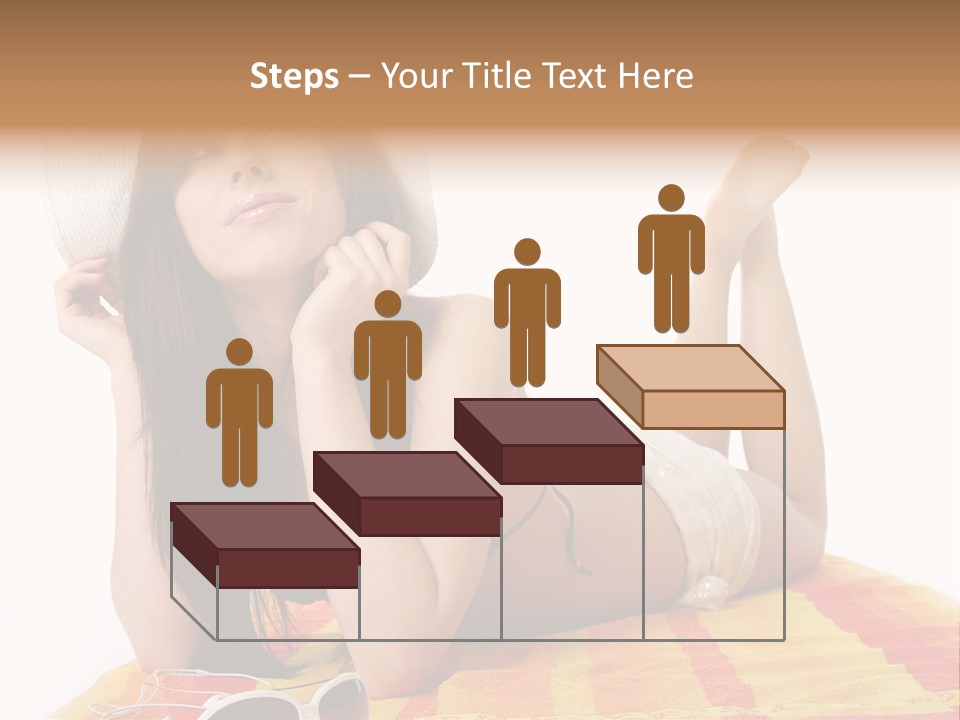 Bikini Girl Summer PowerPoint Template