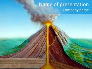 Fracture Explosion Layer PowerPoint Template