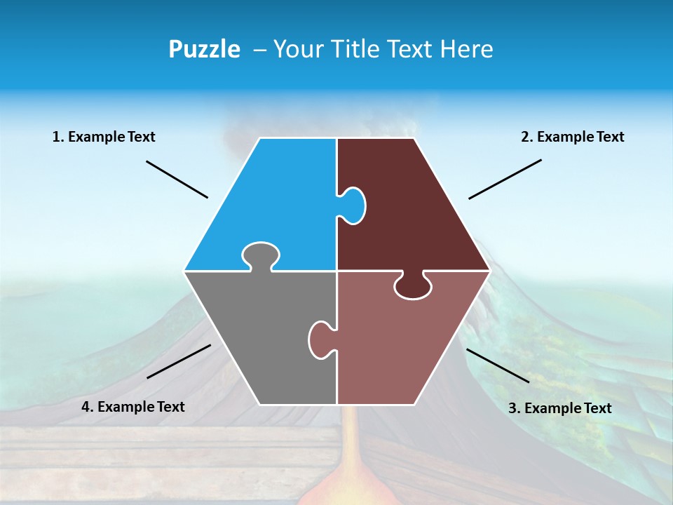 Fracture Explosion Layer PowerPoint Template