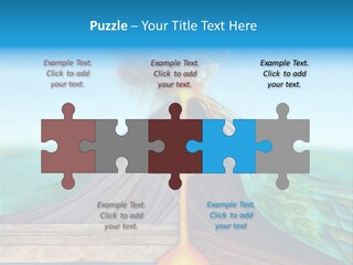 Fracture Explosion Layer PowerPoint Template