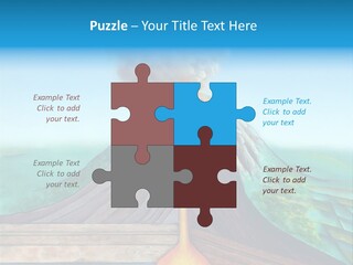 Fracture Explosion Layer PowerPoint Template