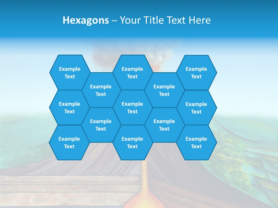 Fracture Explosion Layer PowerPoint Template