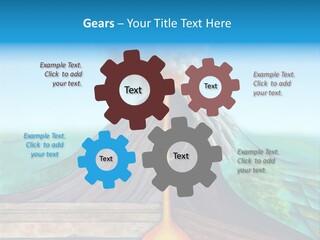 Fracture Explosion Layer PowerPoint Template