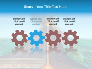 Fracture Explosion Layer PowerPoint Template