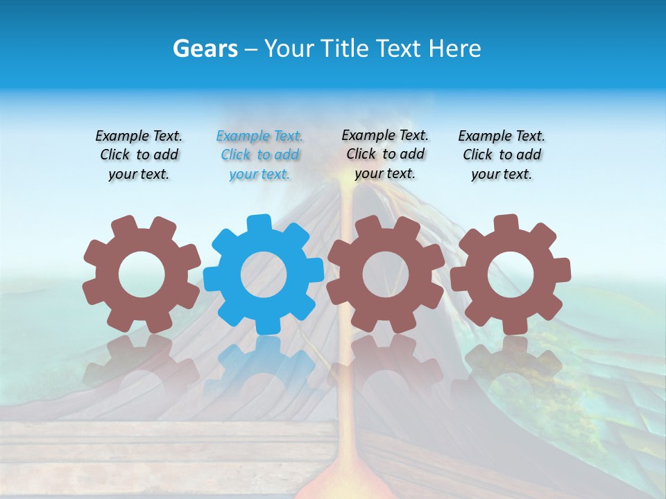 Fracture Explosion Layer PowerPoint Template