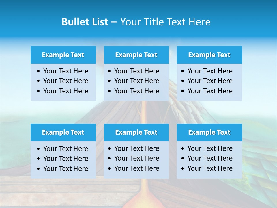 Fracture Explosion Layer PowerPoint Template