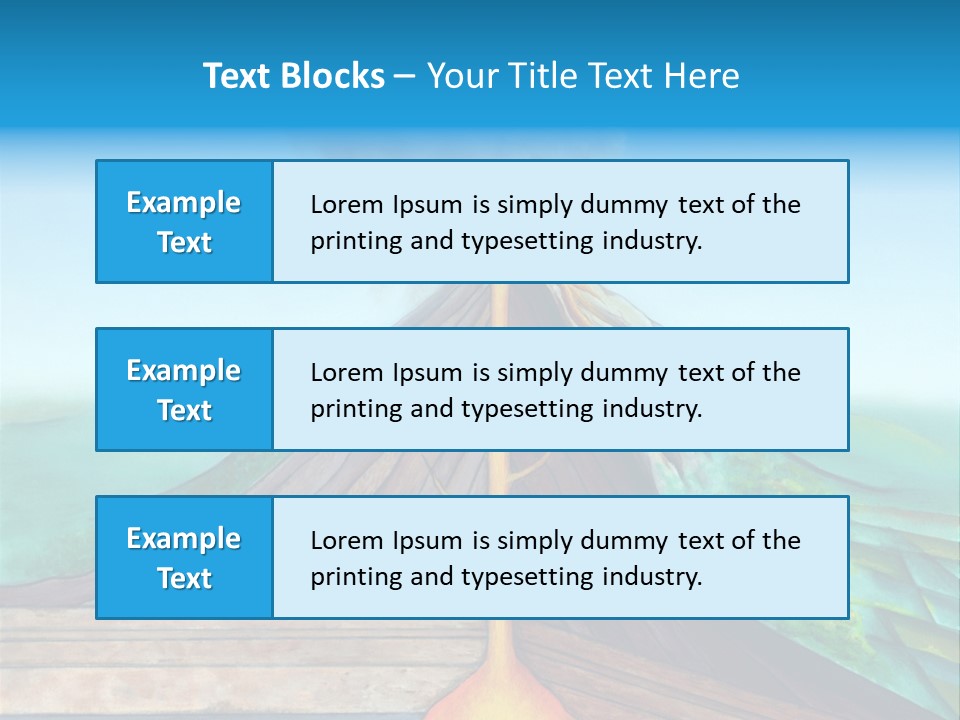 Fracture Explosion Layer PowerPoint Template