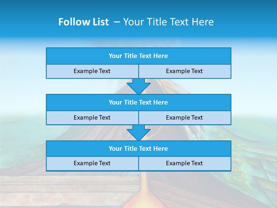 Fracture Explosion Layer PowerPoint Template