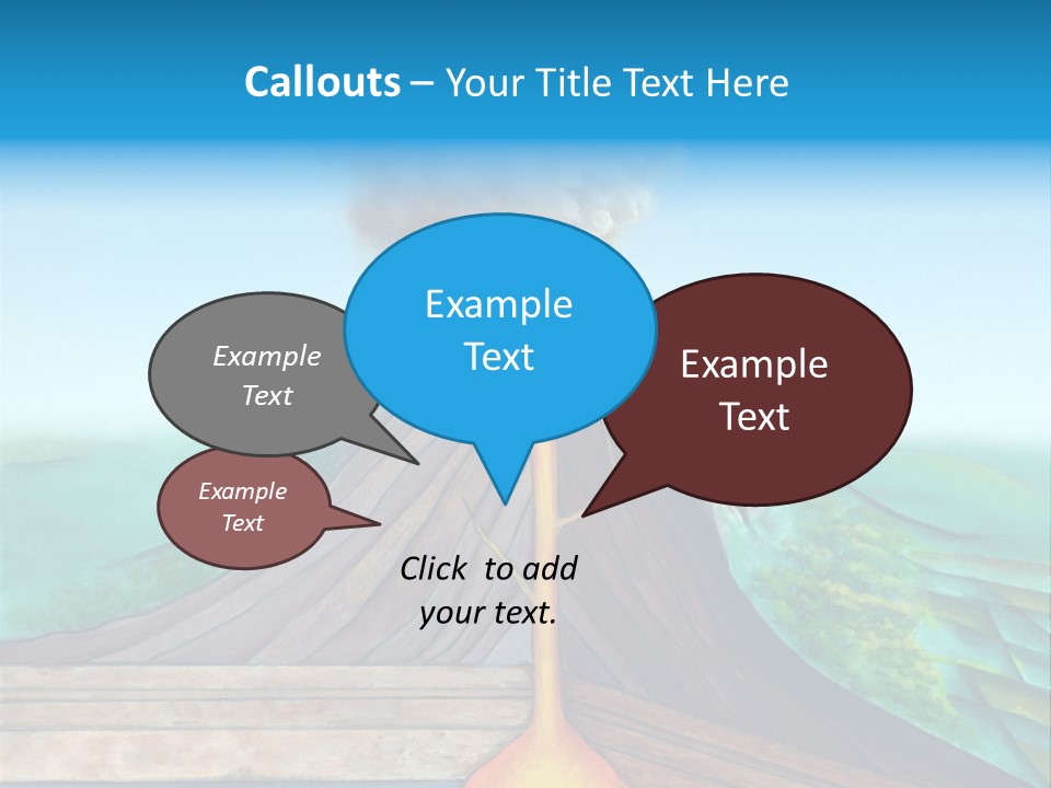 Fracture Explosion Layer PowerPoint Template