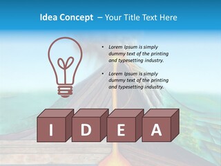 Fracture Explosion Layer PowerPoint Template