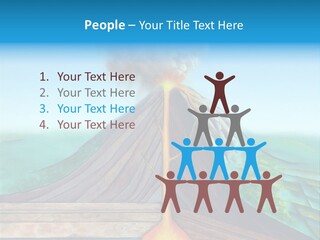 Fracture Explosion Layer PowerPoint Template