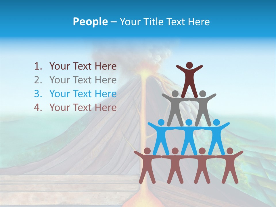 Fracture Explosion Layer PowerPoint Template