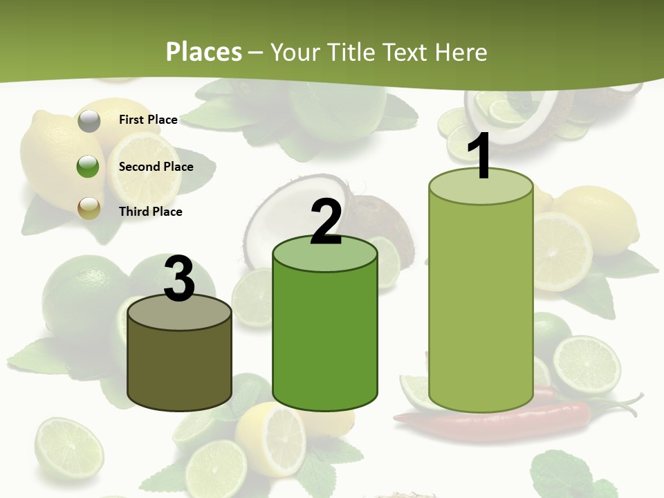 Isolated Chili Pile PowerPoint Template