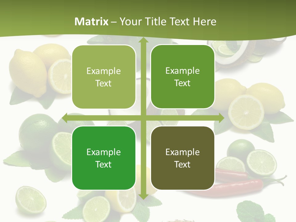 Isolated Chili Pile PowerPoint Template